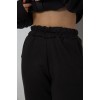 Спортивний костюм жіночий на флісі, колір чорний, 244R1555