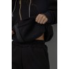Спортивний костюм жіночий на флісі, колір чорний, 244R1555