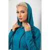 Спортивний костюм жіночий двонитка, колір бірюзовий, 214R1419-004