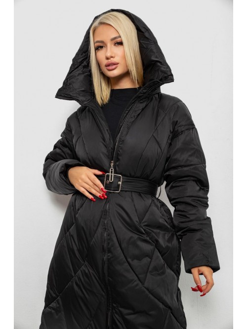 Куртка жіноча зимова, колір чорний, 244R5618 Куртка жіноча зимова, колір чорний, 244R5618