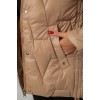 Куртка жіноча зимова коротка, колір бежевий, 244R865