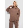 Спортивний костюм жіночий на флісі, колір мокко, 247R2040
