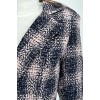 Пальто жіноче, колір синьо-рожевий, 104R1269