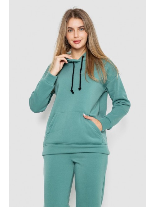 Спорт костюм жіночий на флісі, колір оливковий, 241R1530