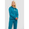 Спортивний костюм жіночий двонитка, колір бірюзовий, 214R1419-007
