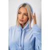 Спортивний костюм жіночий велюровий, колір блакитний, 241R2001-20
