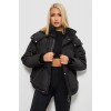 Куртка жіноча зимова коротка, колір чорний, 244R983