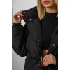 Куртка жіноча зимова коротка, колір чорний, 244R983