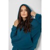 Спортивний костюм жіночий на флісі, колір смарагдовий, 241R2001-2