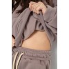 Спортивний костюм жіночий на флісі, колір мокко, 241R2001-2