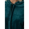 Спортивний костюм жіночий велюровий, колір зелений, 241R1530-5