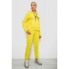 Спортивний костюм жіночий двонитка, колір жовтий, 214R1419-007