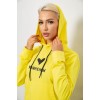 Спортивний костюм жіночий двонитка, колір жовтий, 214R1419-007