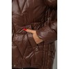 Куртка жіноча зимова коротка, колір коричневий, 244R865