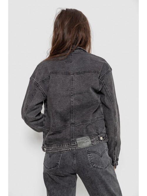 Куртка жіноча джинсова, колір сірий, 255RA2300