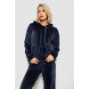Спортивний костюм жіночий велюровий, колір синій, 241R1530-5