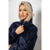 Спортивний костюм жіночий велюровий, колір синій, 241R1530-5