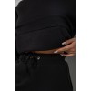 Спортивний костюм жіночий на флісі, колір чорний, 177R055