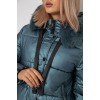 Куртка жіноча зимова, колір петроль, 244R2170