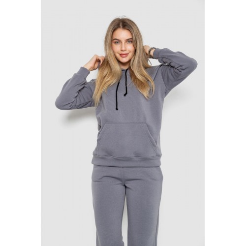 Спорт костюм жіночий на флісі, колір сірий, 241R1530