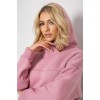 Спортивний костюм жіночий на флісі, колір пудровий, 247R10765