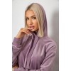 Спортивний костюм жіночий велюровий, колір пудровий, 241R2001-20