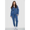 Спортивний костюм жіночий на флісі, колір джинс, 244R1555