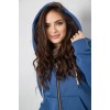 Спортивний костюм жіночий на флісі, колір джинс, 244R1555