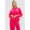 Спортивний костюм жіночий велюровий, колір рожевий, 241R2001-20