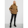 Куртка жіноча зимова коротка, колір хакі, 244R983