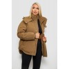 Куртка жіноча зимова коротка, колір хакі, 244R983