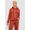 Спортивний костюм жіночий двонитка, колір теракотовий, 214R1419-004