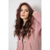 Спортивний костюм жіночий на флісі, колір пудровий, 244R1555-1