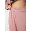 Спортивний костюм жіночий на флісі, колір пудровий, 244R1555-1