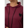 Спортивний костюм жіночий двонитка, колір сливовий, 214R1419-004