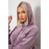 Спортивний костюм жіночий велюровий, колір пудровий, 241R1530-5
