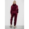 Спортивний костюм жіночий велюровий, колір бордовий, 241R1530-5