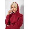 Спортивний костюм жіночий на флісі, колір бордовий, 257R87