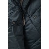 Пуховик жіночий зимовий, колір темно-зелений, 243R2219