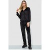 Спорт костюм жіночий велюровий, колір чорний, 244R9110