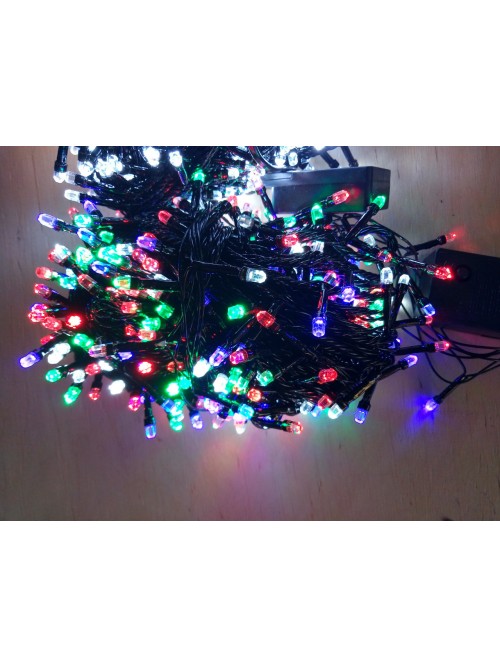 Новорічна світлодіодна гірлянда РУБИНКА 300LED мультиколор