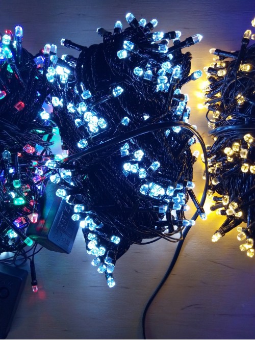 Новорічна світлодіодна гірлянда РУБИНКА 300LED мультиколор