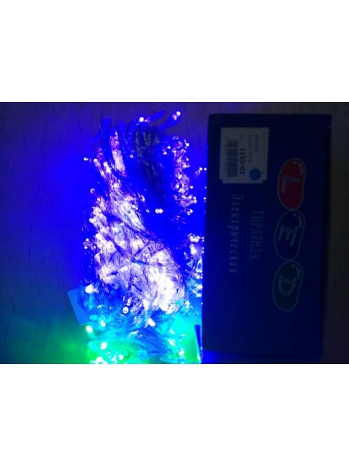 Новогодняя светодиодная гирлянда 500LED 32м синий