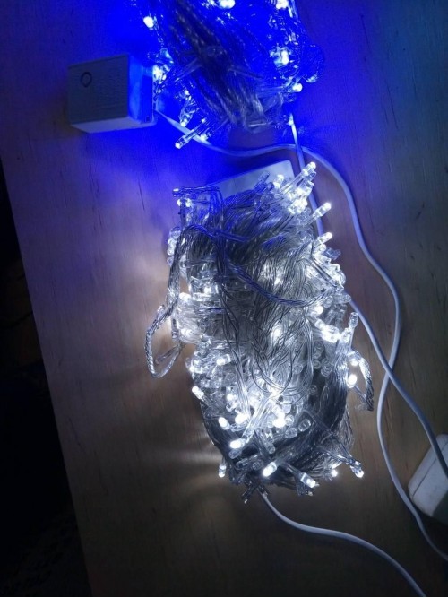 Новогодняя светодиодная гирлянда 500LED 32м синий