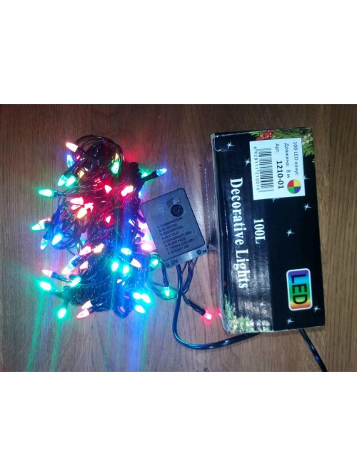 Новогодняя светодиодная гирлянда КОНУС 500LED мультиколор