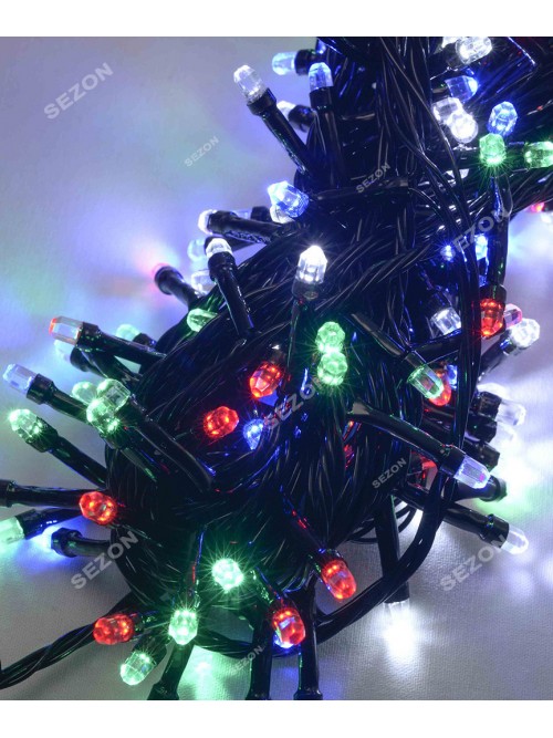 Новорічна світлодіодна гірлянда РУБИНКА 300LED мультиколор