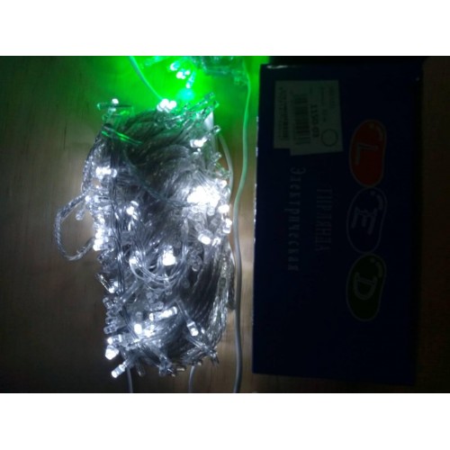 Новогодняя светодиодная гирлянда 400LED 25м белый Новогодняя светодиодная гирлянда 400LED 25м белый