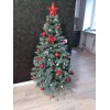 Лита ялинка Ковалівська 1.50 м. блакитна / Штучна пластикова ялинка
