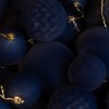 Новорічні ігнрашки набір "Оксамит" 40 шт. Джинсовий. Подарунковий набір ялинкових кульок Кульки на ялинку