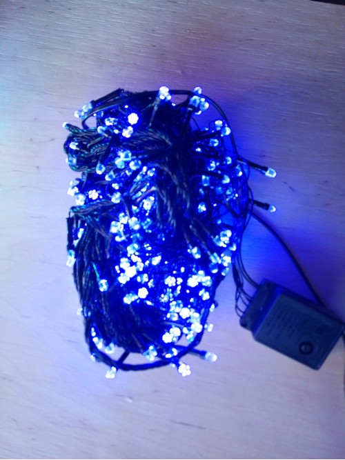 Новогодняя светодиодная гирлянда РУБИНКА 100LED синий